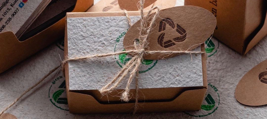 Make a bold impression with banana paper business cards