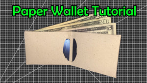 How to Make a Slim Paper Wallet at Home