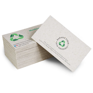 Custom Business Cards - Green Banana Paper